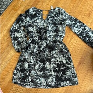 Floral Long Sleeve Dress